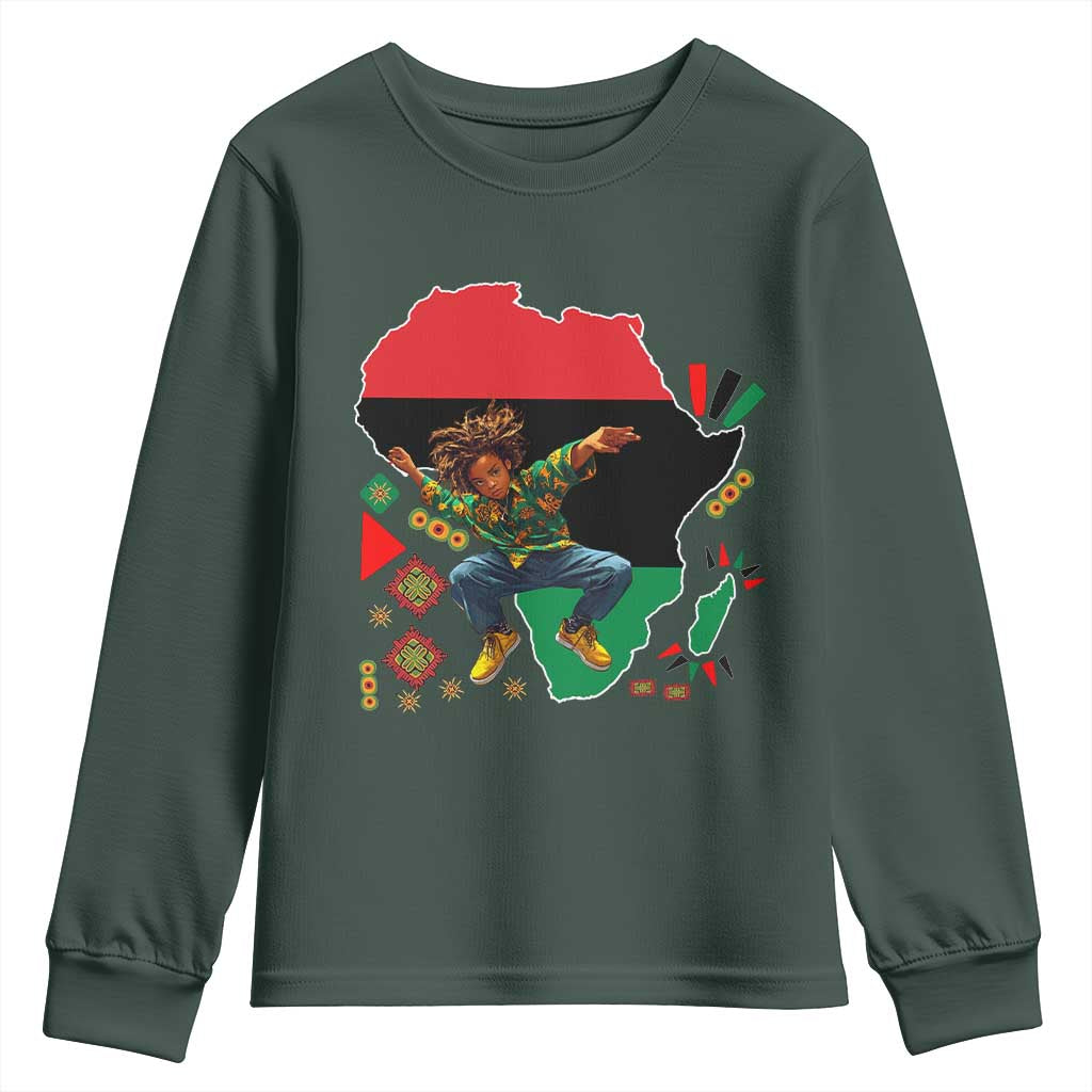 Black Son Future Leader Youth Sweatshirt African American Pride Black History Month