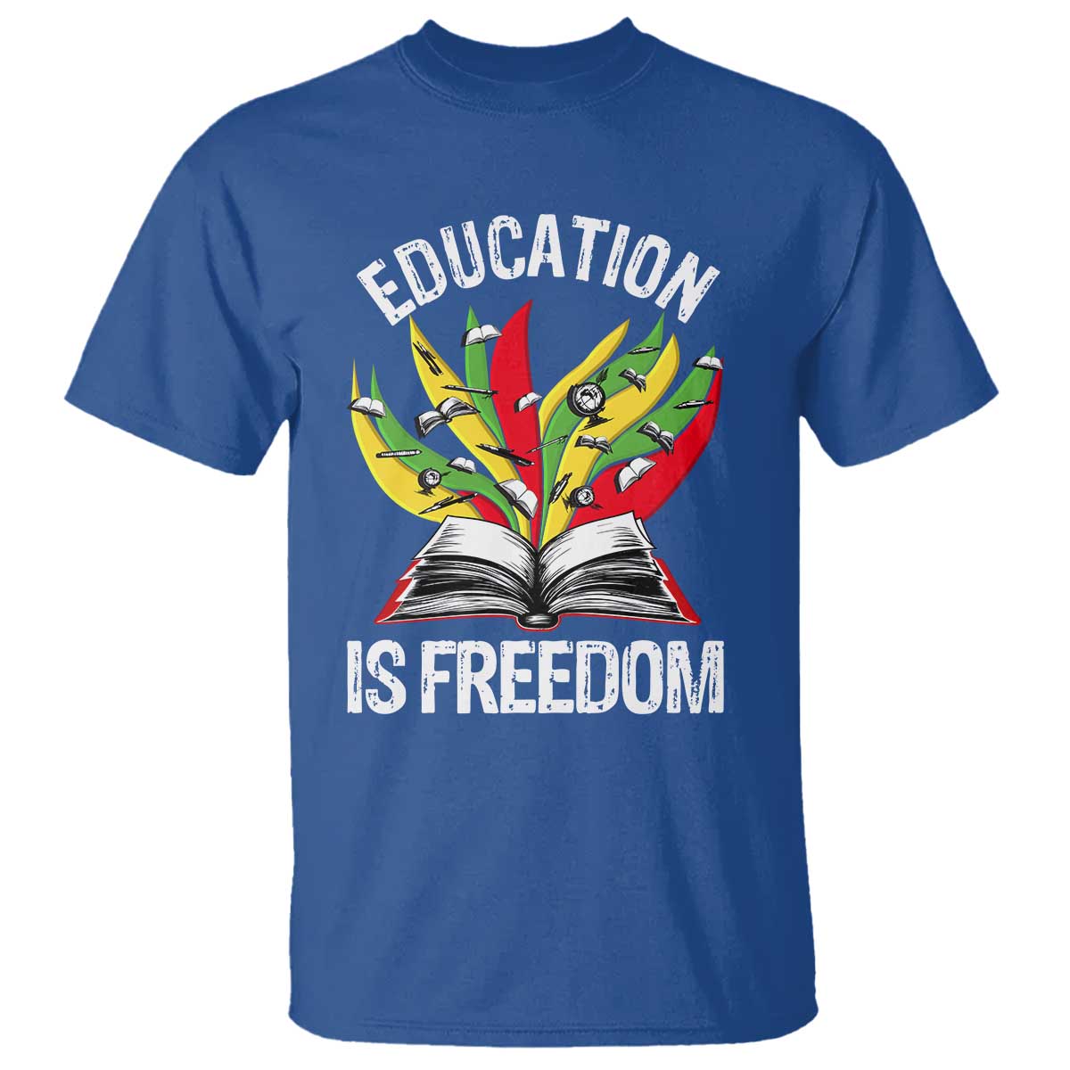 Black Education Is Freedom T Shirt Teaching History Month Books