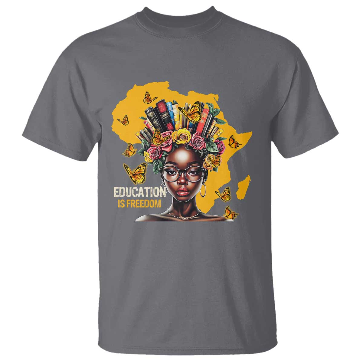 Black Education Is Freedom T Shirt Black Teacher History Month Books