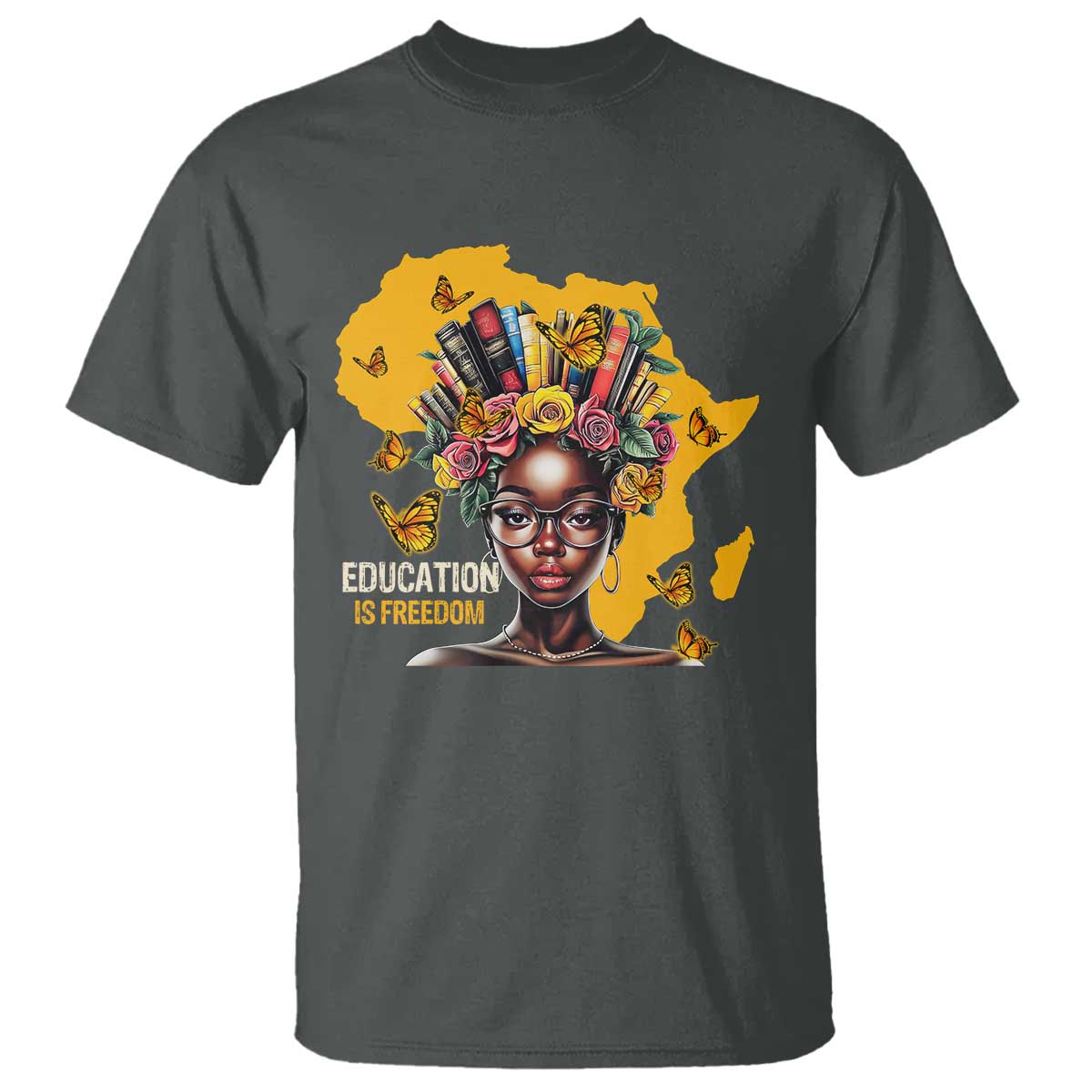 Black Education Is Freedom T Shirt Black Teacher History Month Books