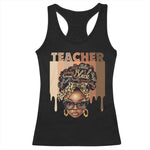 Black Teacher Magic Education Racerback Tank Top History Month Melanin Afro Hair