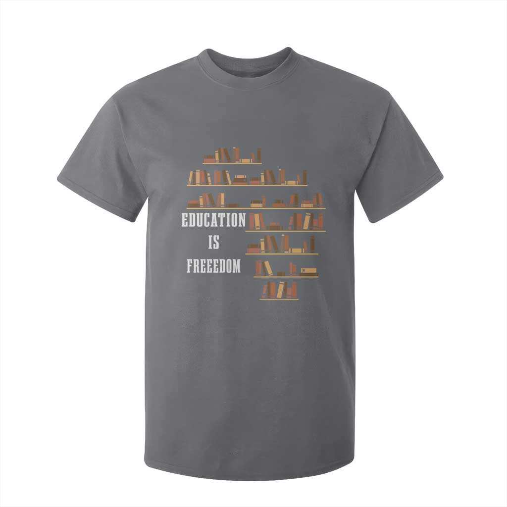 Black History Education Is Freedom T Shirt For Kid African Roots Africa Map