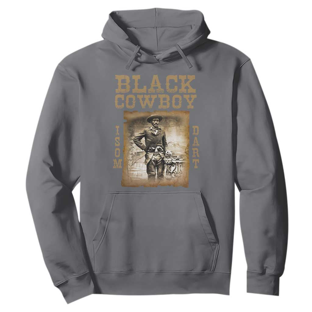Isom Dart Hoodie Black Cowboy Western Legend Vintage