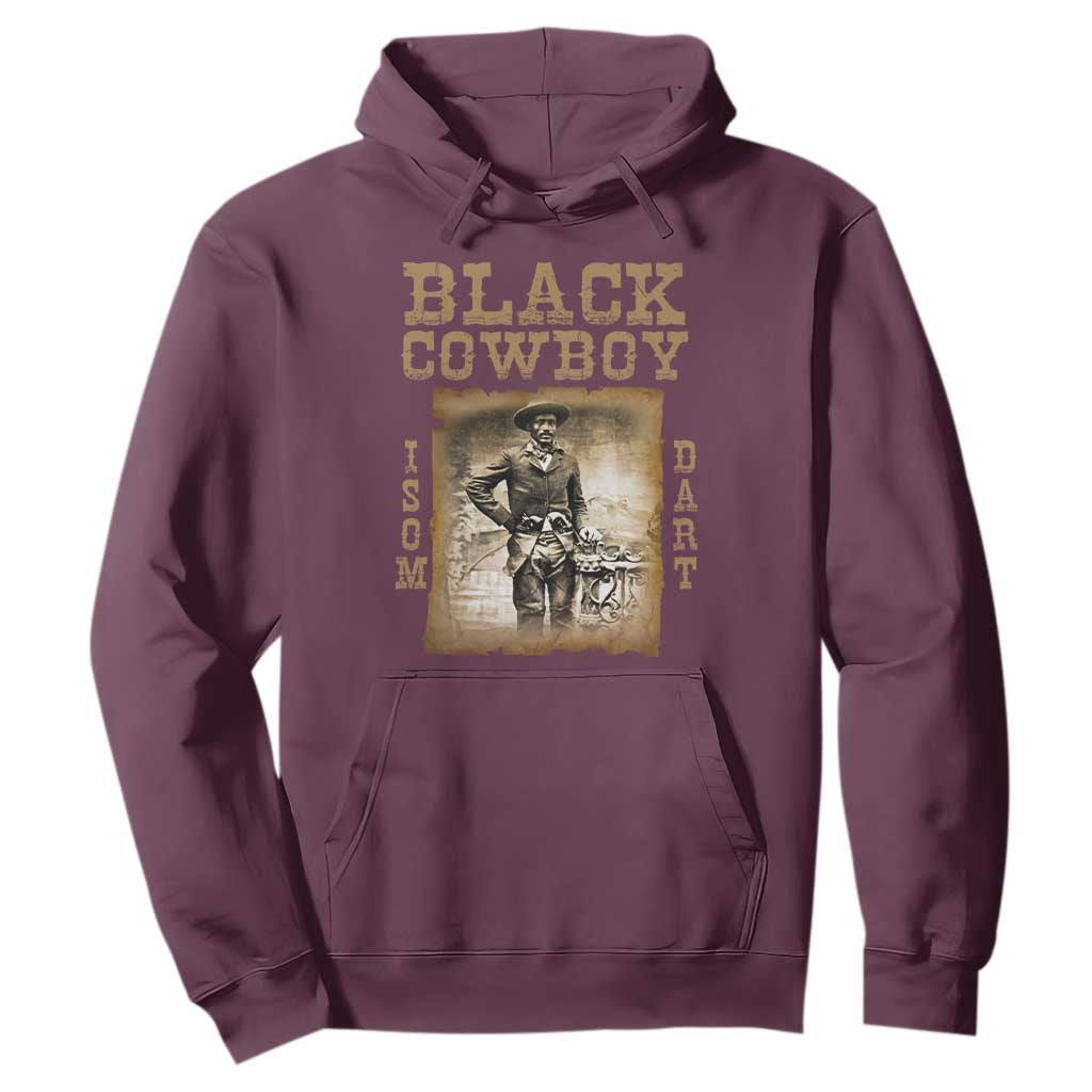 Isom Dart Hoodie Black Cowboy Western Legend Vintage