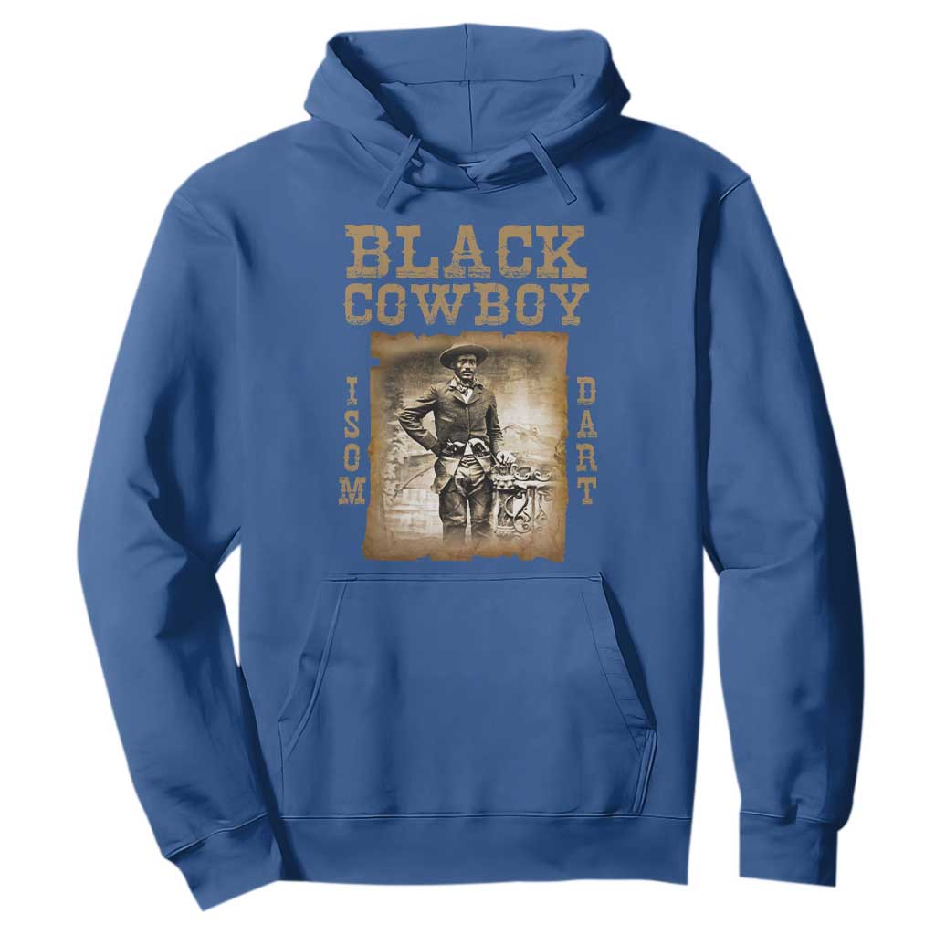 Isom Dart Hoodie Black Cowboy Western Legend Vintage