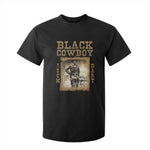 Isom Dart T Shirt For Kid Black Cowboy Western Legend Vintage