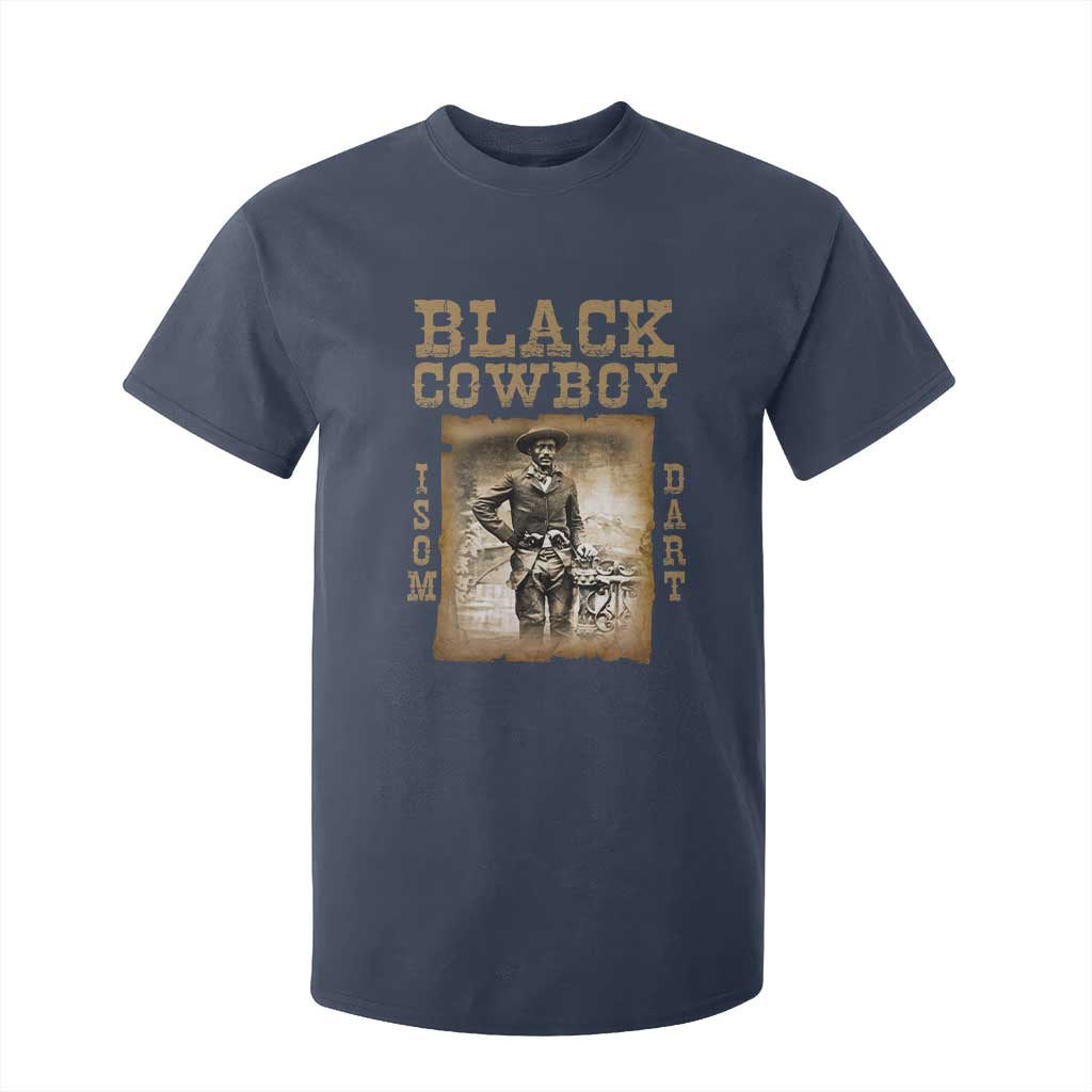 Isom Dart T Shirt For Kid Black Cowboy Western Legend Vintage