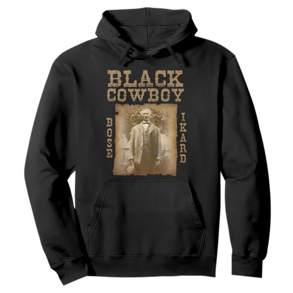 Bose Ikard Hoodie Black Cowboy Western Legend Vintage