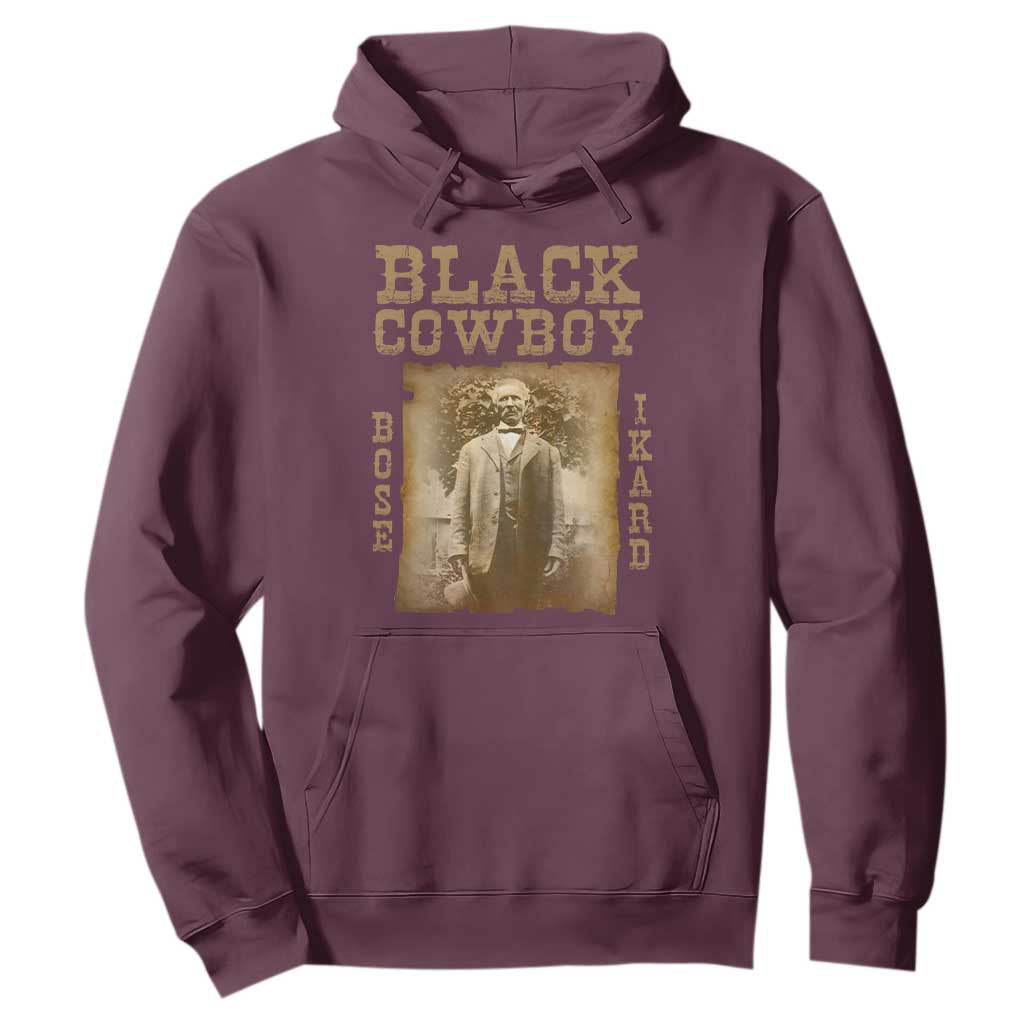 Bose Ikard Hoodie Black Cowboy Western Legend Vintage