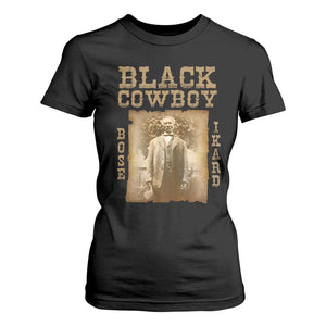 Bose Ikard T Shirt For Women Black Cowboy Western Legend Vintage