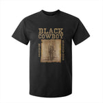 Bass Reeves T Shirt For Kid Black Cowboy Western Legend Vintage