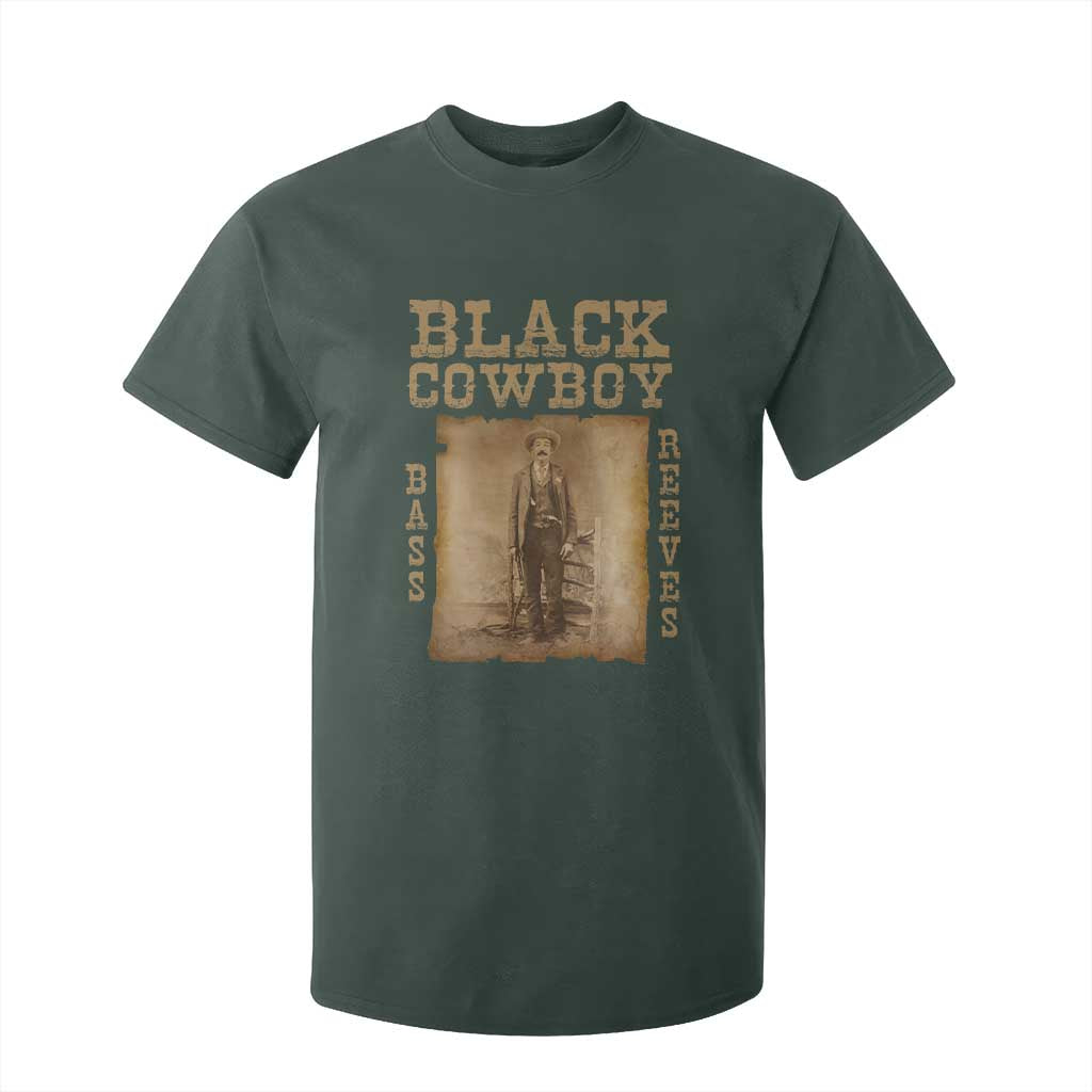 Bass Reeves T Shirt For Kid Black Cowboy Western Legend Vintage