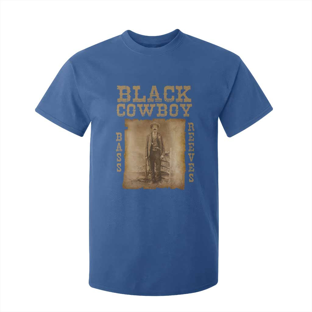 Bass Reeves T Shirt For Kid Black Cowboy Western Legend Vintage