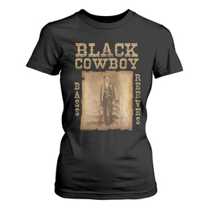 Bass Reeves T Shirt For Women Black Cowboy Western Legend Vintage