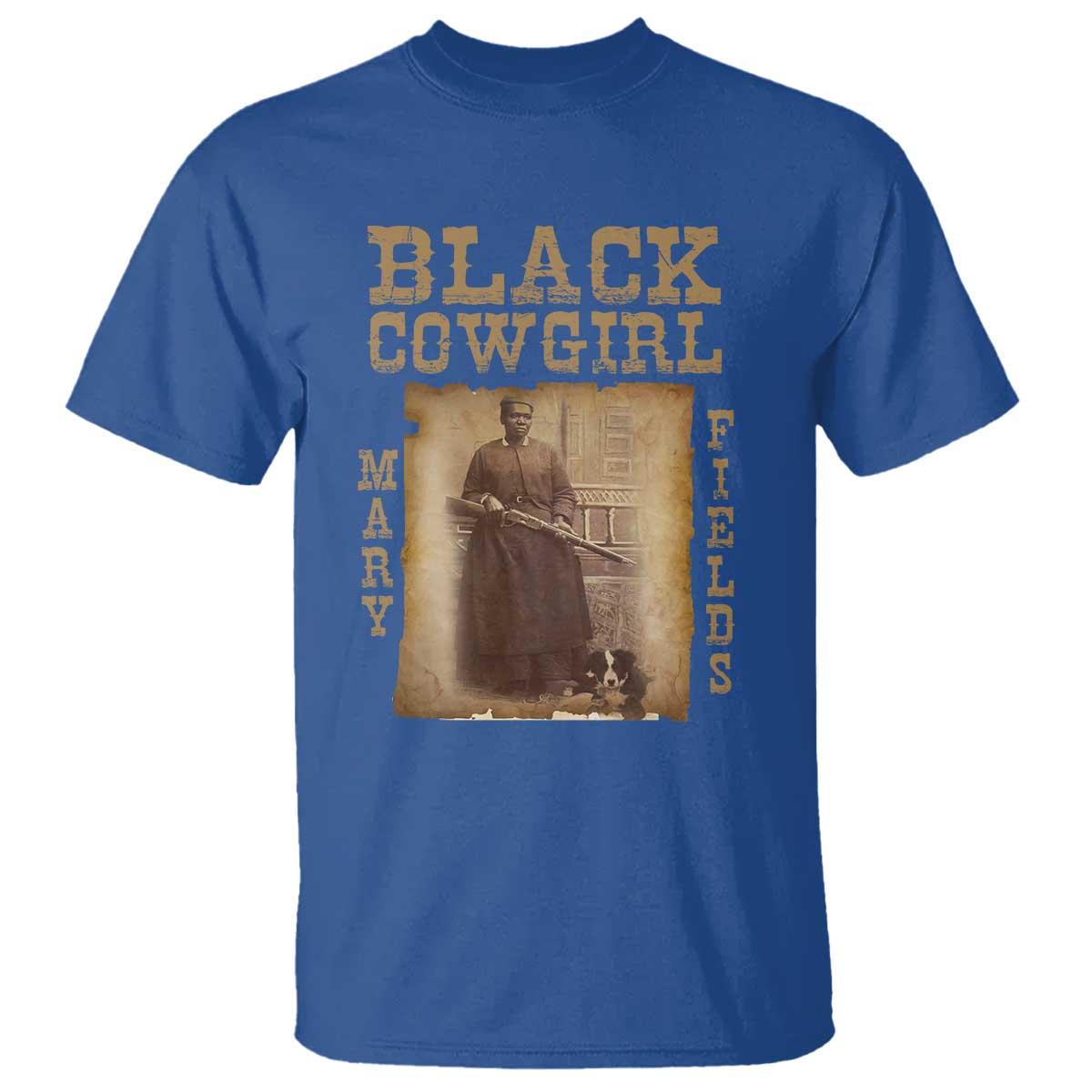 Mary Fields T Shirt Black Cowgirl Pioneer Western Legend Vintage