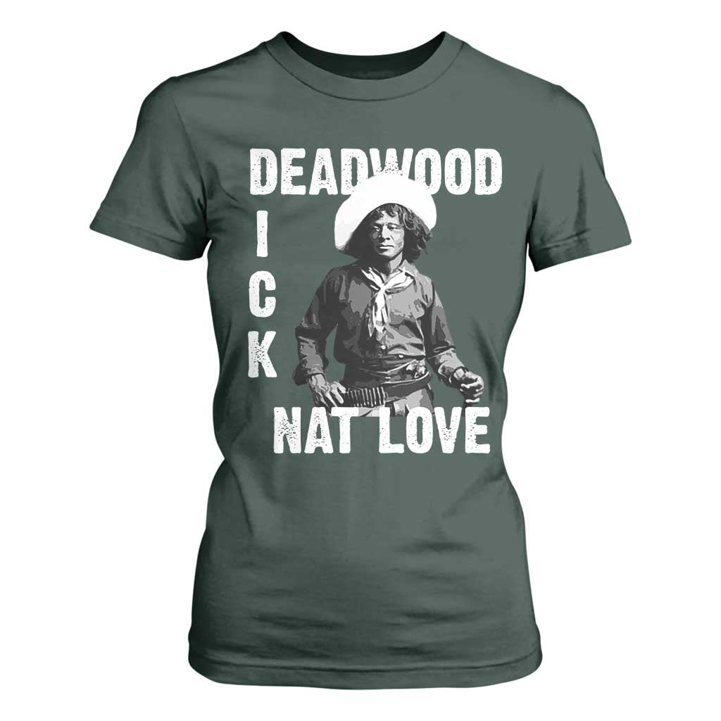Nat Love Greatest Black Cowboy T Shirt For Women Deadwood Dick Western Legend Vintage