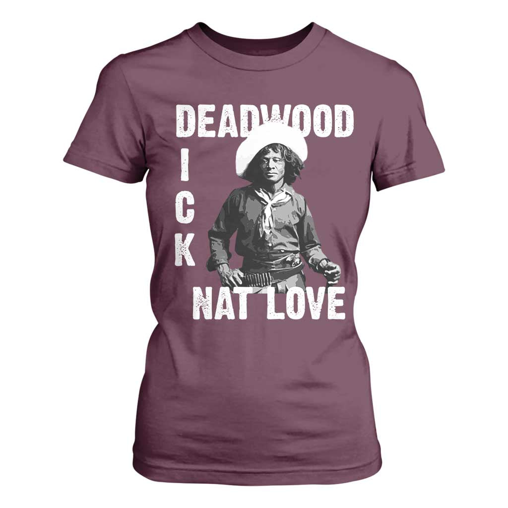 Nat Love Greatest Black Cowboy T Shirt For Women Deadwood Dick Western Legend Vintage