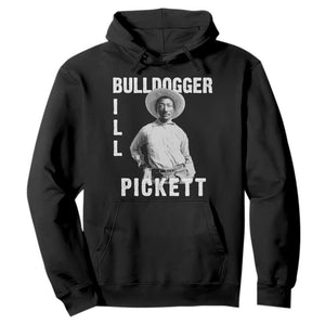 Bill Pickett Hoodie Bulldogger Black Cowboy Western Legend Vintage