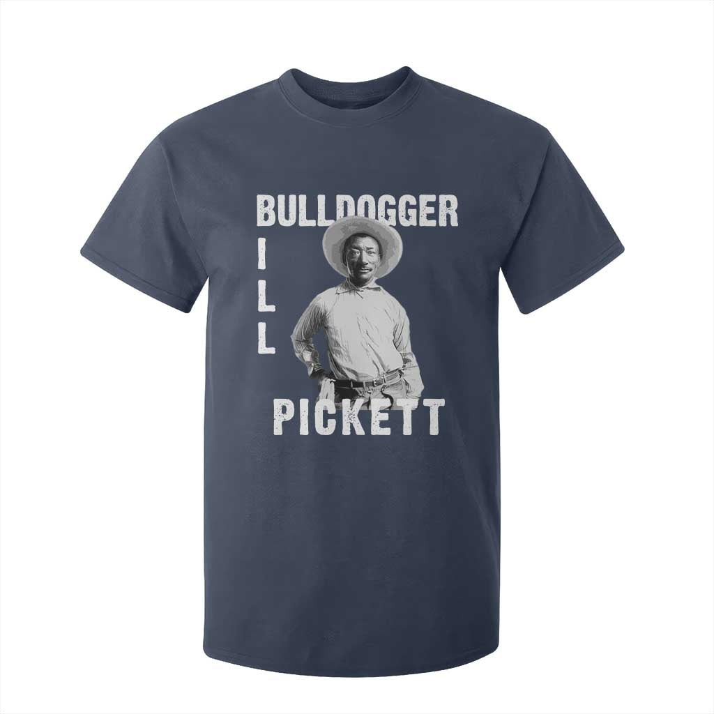Bill Pickett T Shirt For Kid Bulldogger Black Cowboy Western Legend Vintage