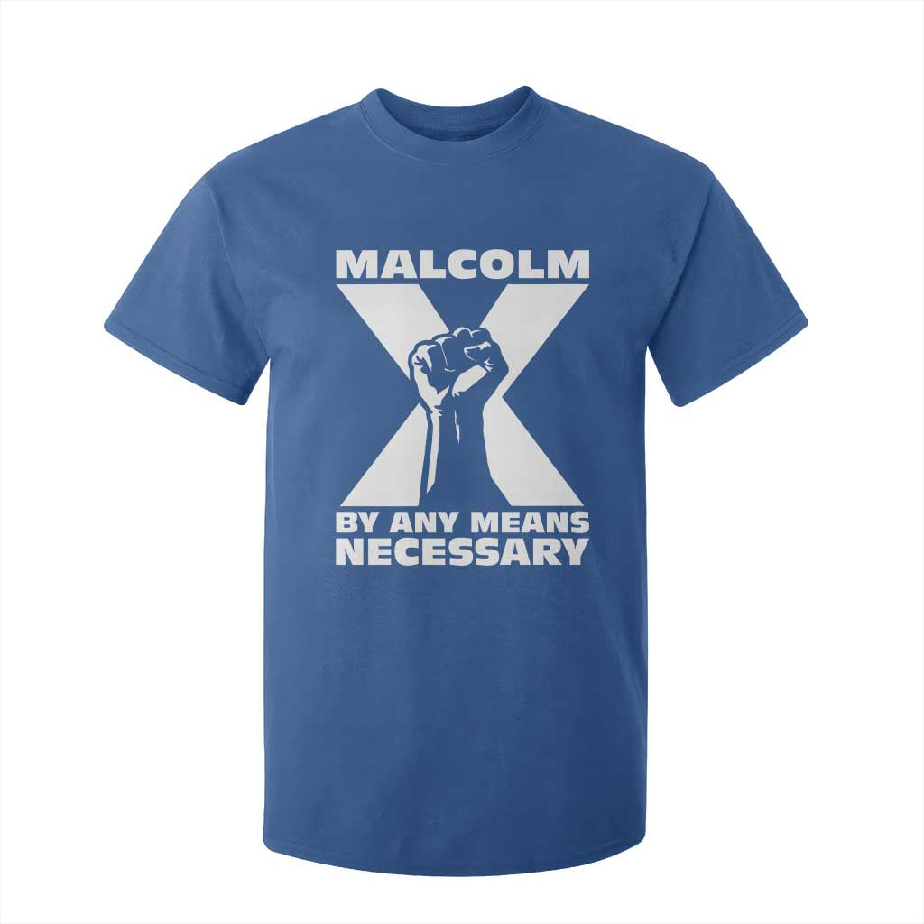Malcolm X Power Fist T Shirt For Kid Civil Rights Leader Pride Bold Statement - African Pride