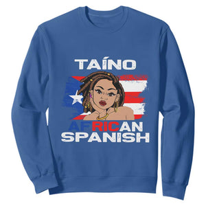 Afro Puerto Rico Hispanic Heritage Sweatshirt Taino African Spanish Roots