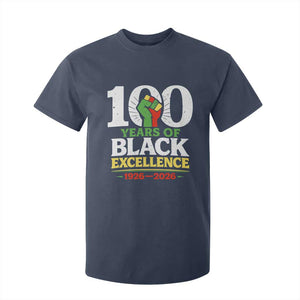100 Years of Black Excellence 1926 2026 T Shirt For Kid Pan-African Raised Fist Pride Honoring Black History Legacy