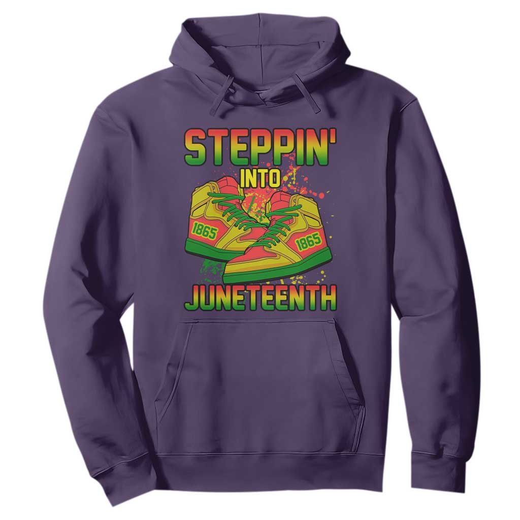 Steppin' Into Juneteenth 1865 Hoodie Freedom Day African American Pride