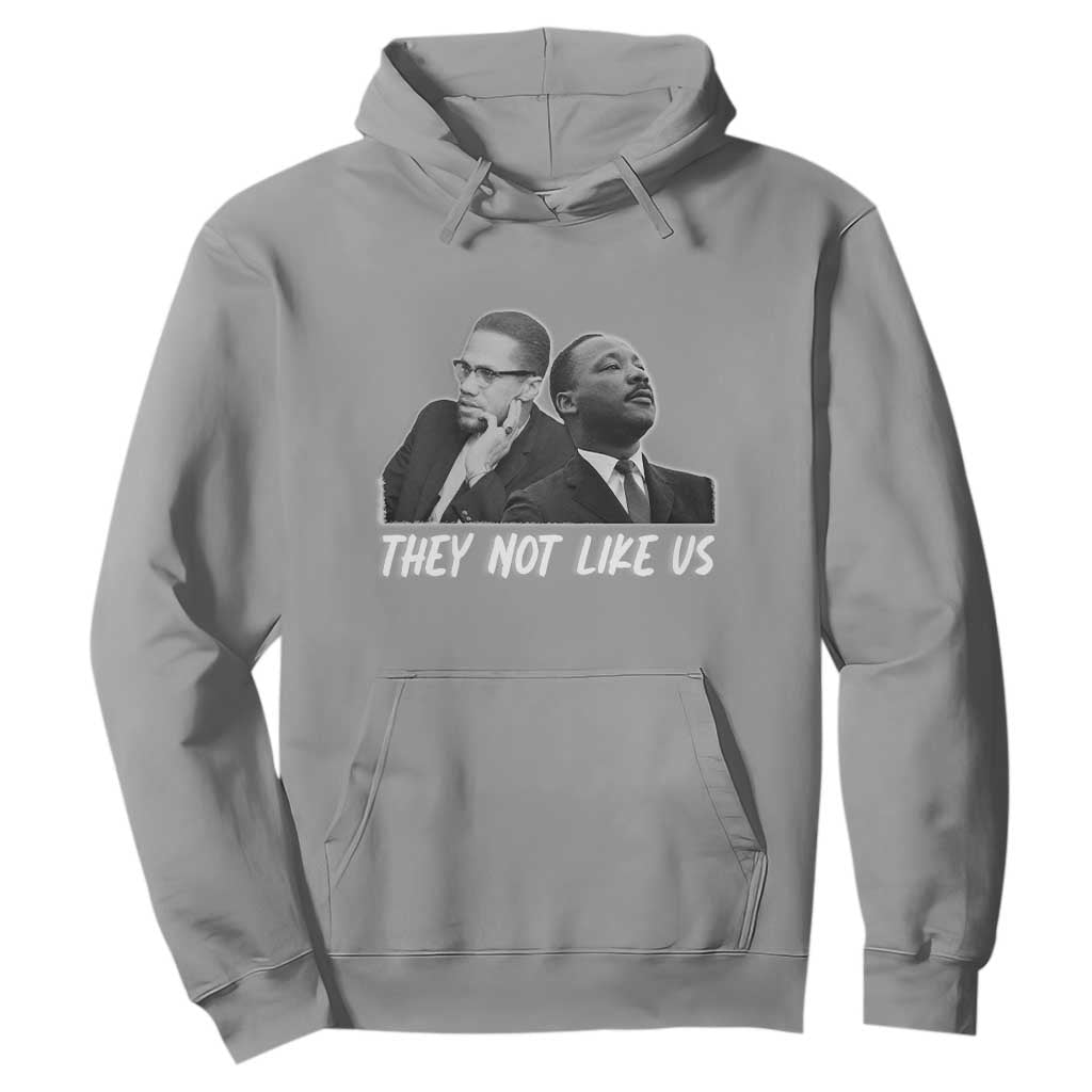 Malcolm X and MLK Hoodie They Not Like Us - African Pride