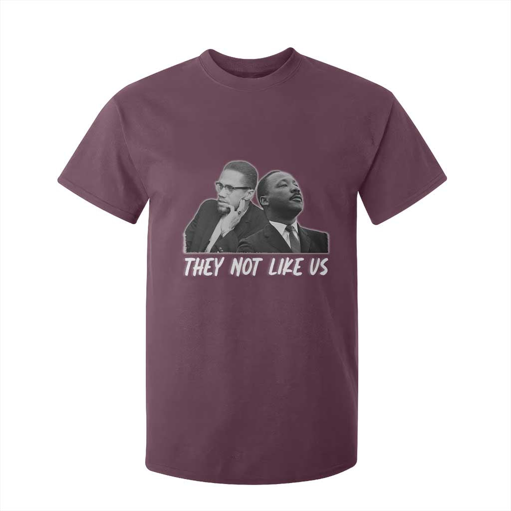 Malcolm X and MLK T Shirt For Kid They Not Like Us - African Pride