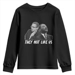 Malcolm X and MLK Youth Sweatshirt They Not Like Us - African Pride