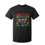 Juneteenth 1865 T Shirt For Kid Celebrate Black Freedom Breaking Every Chain - African Pride