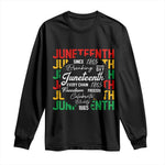 Juneteenth 1865 Long Sleeve Shirt Celebrate Black Freedom Breaking Every Chain - African Pride