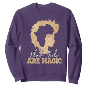 Black Girls Are Magic Sweatshirt Afro Melanin Pride