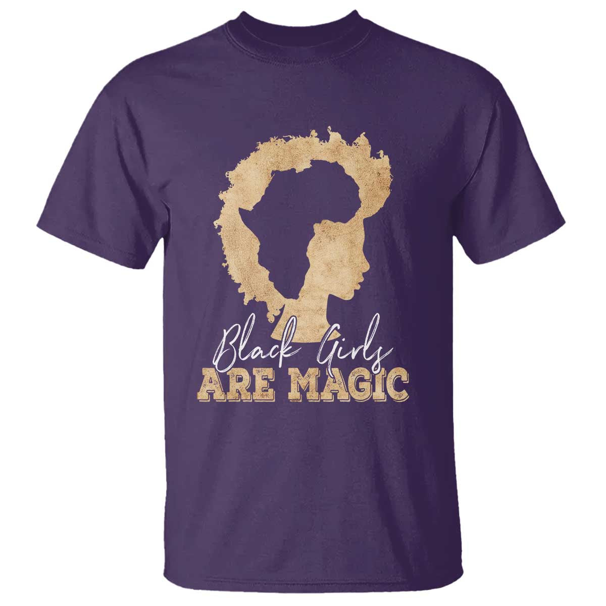 Black Girls Are Magic T Shirt Afro Melanin Pride