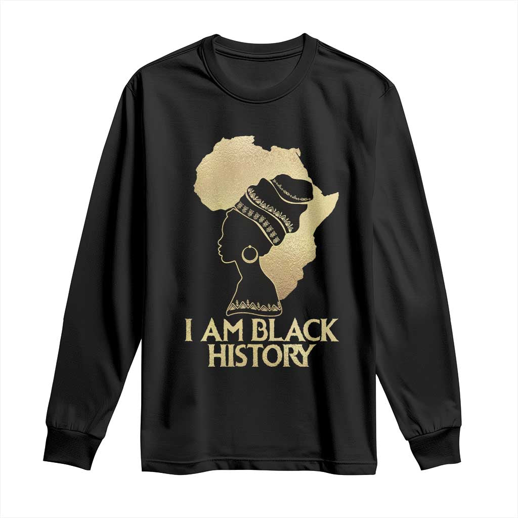 I Am Black History Long Sleeve Shirt Black Girls African American