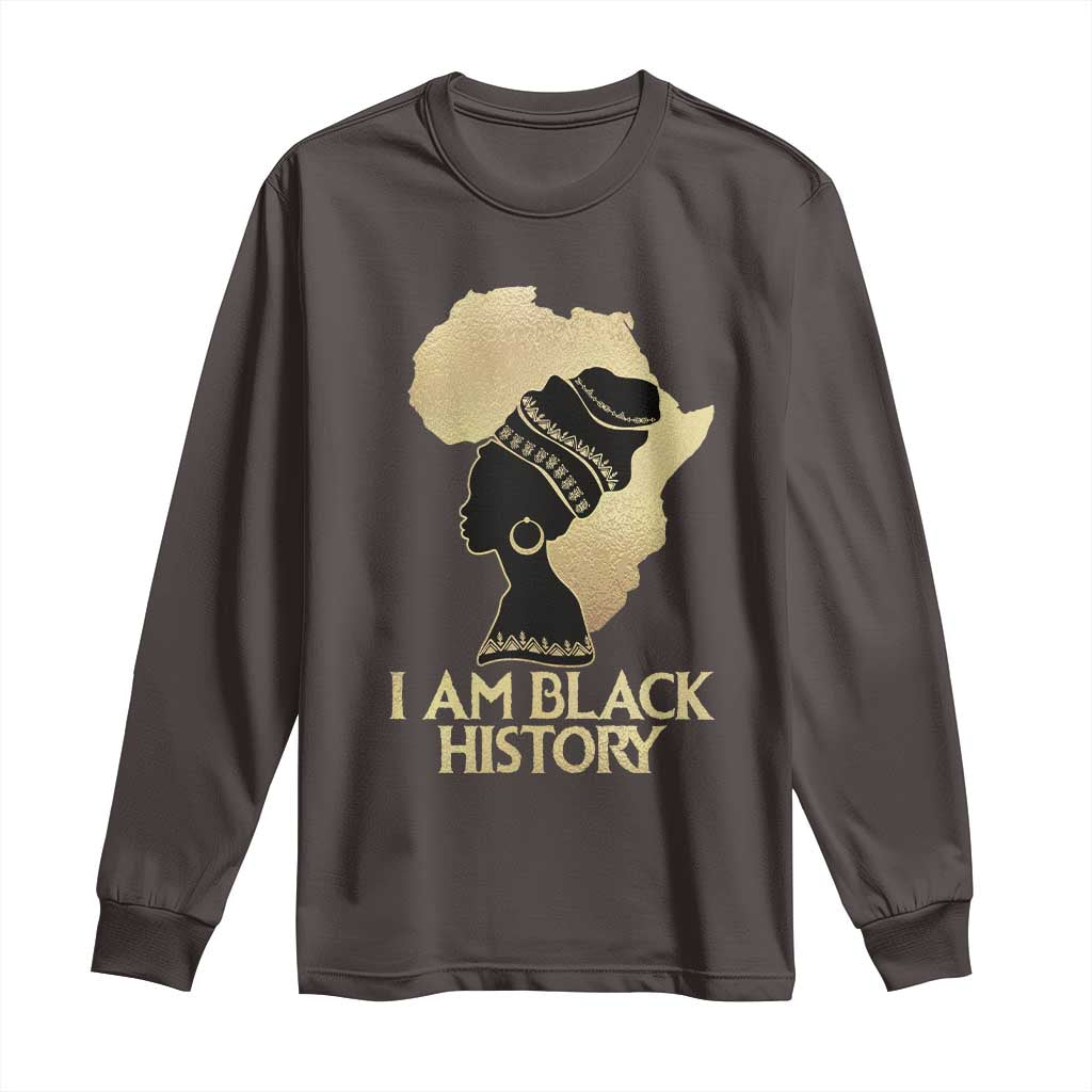 I Am Black History Long Sleeve Shirt Black Girls African American