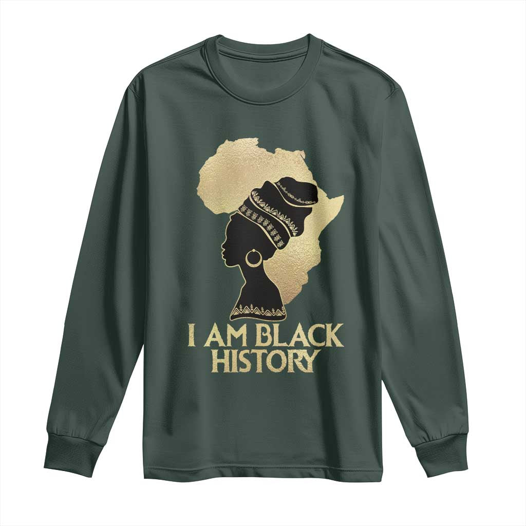 I Am Black History Long Sleeve Shirt Black Girls African American