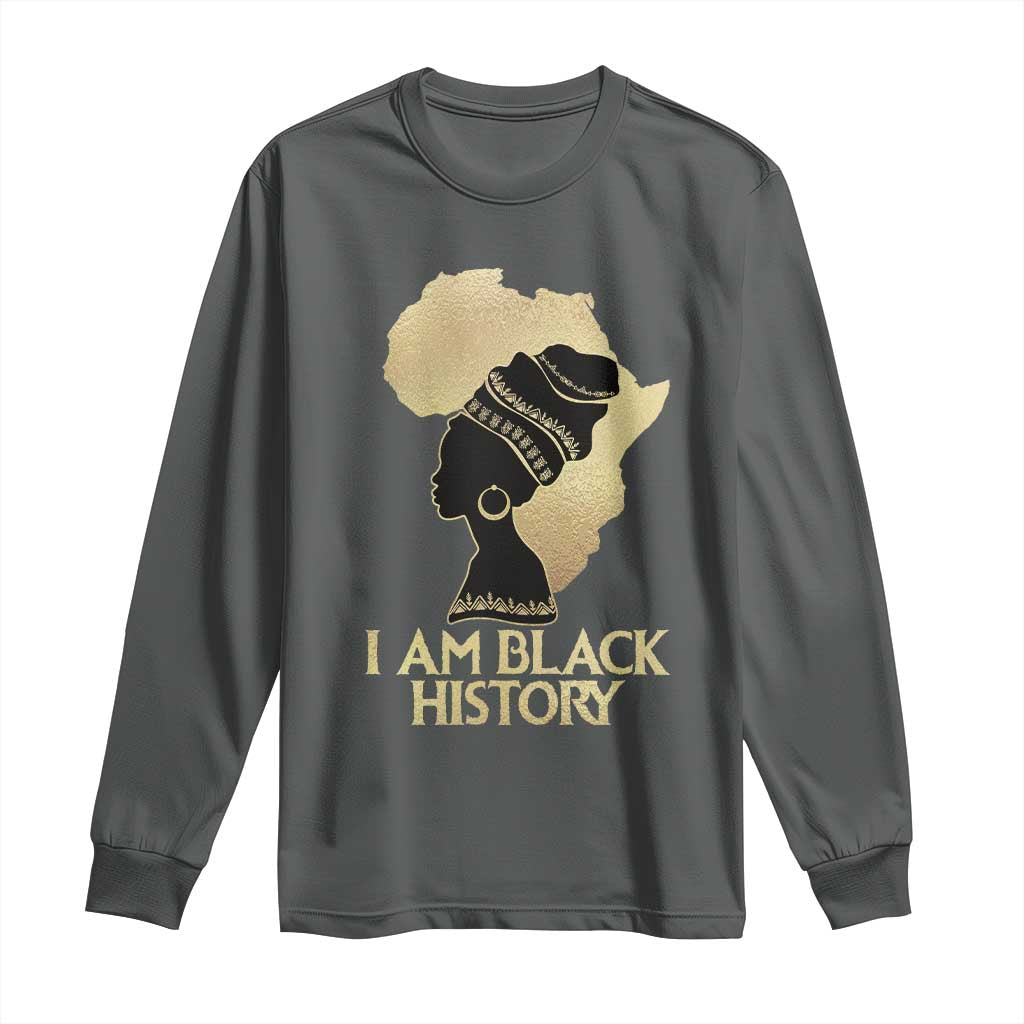 I Am Black History Long Sleeve Shirt Black Girls African American
