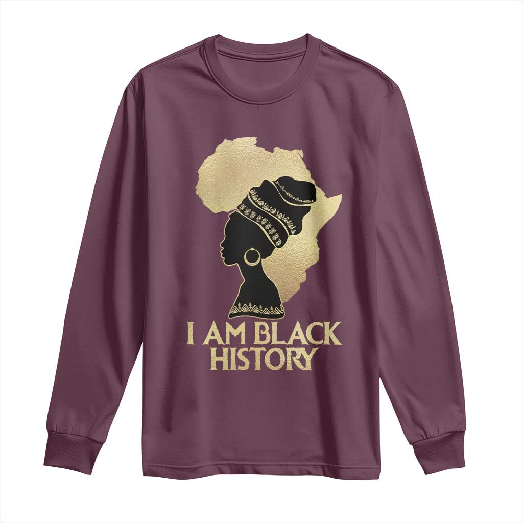 I Am Black History Long Sleeve Shirt Black Girls African American