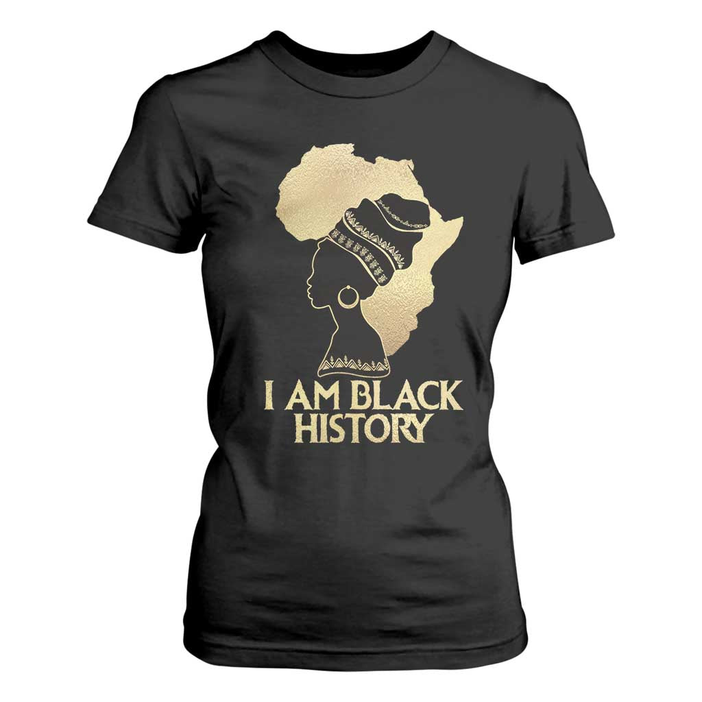 I Am Black History T Shirt For Women Black Girls African American
