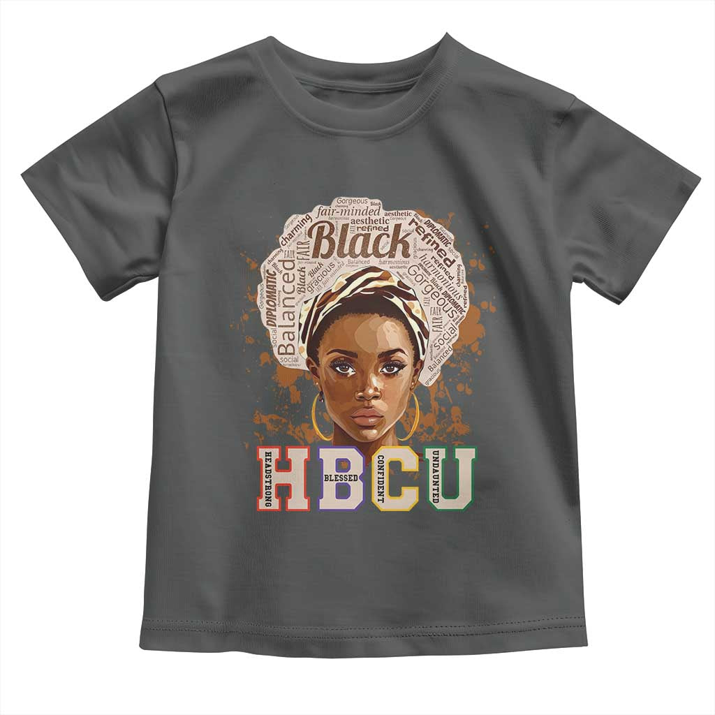 Black Educated HBCU Baby Shirt Headstrong Blessed Confident Undaunted