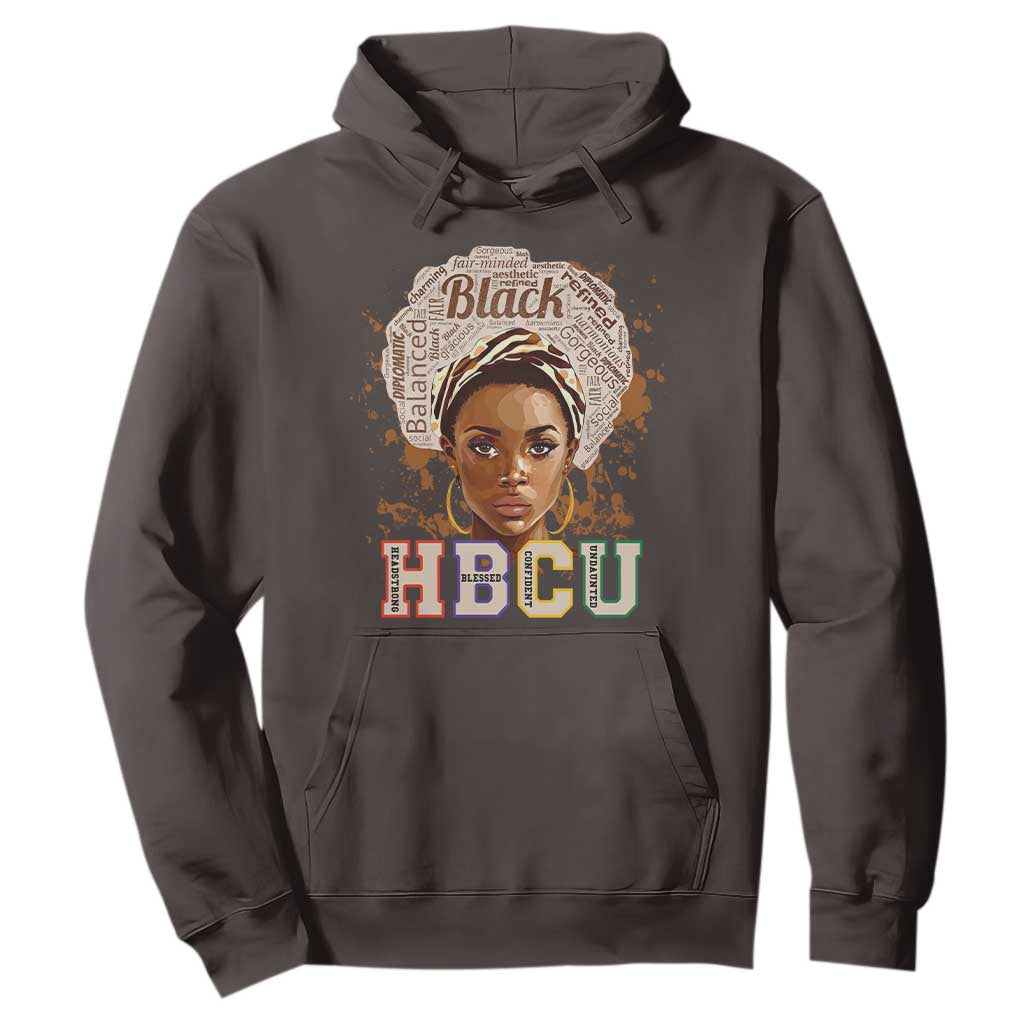 Black Educated HBCU Hoodie Headstrong Blessed Confident Undaunted