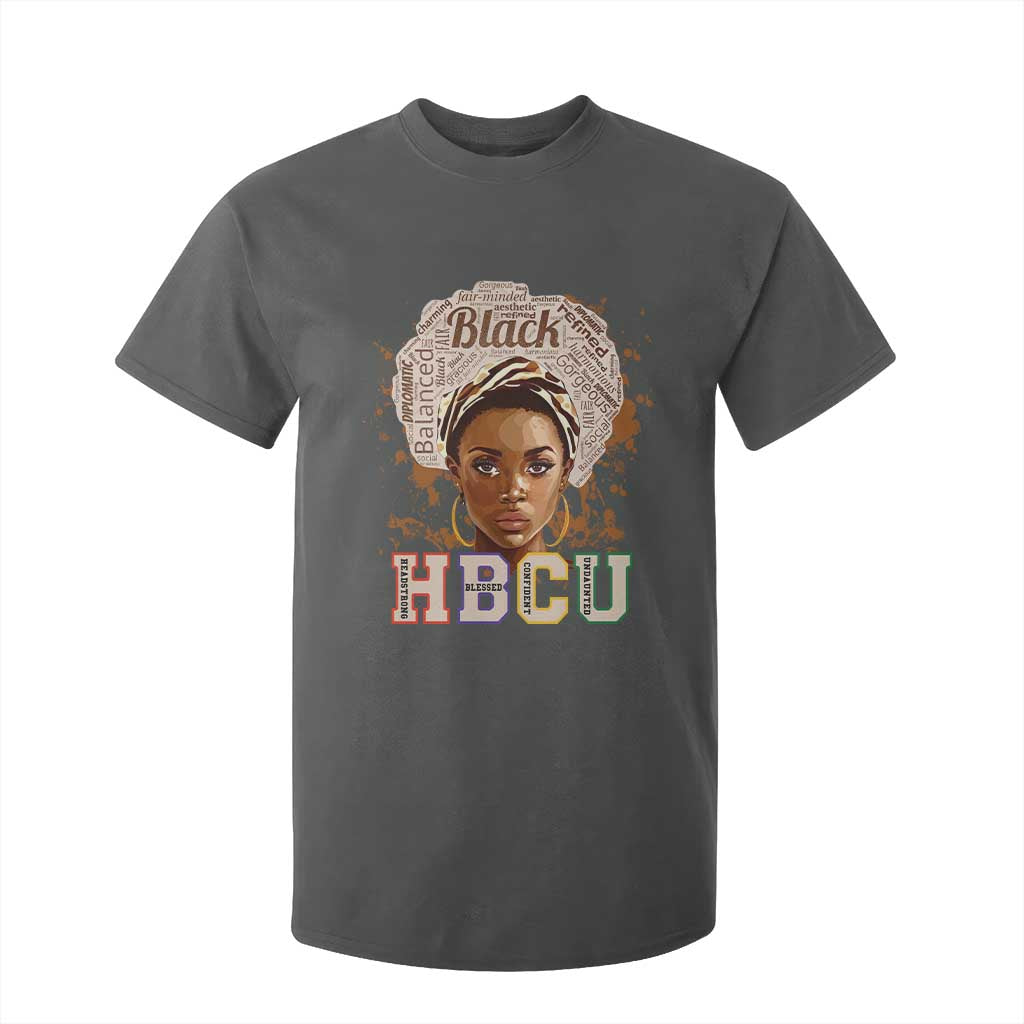 Black Educated HBCU T Shirt For Kid Headstrong Blessed Confident Undaunted