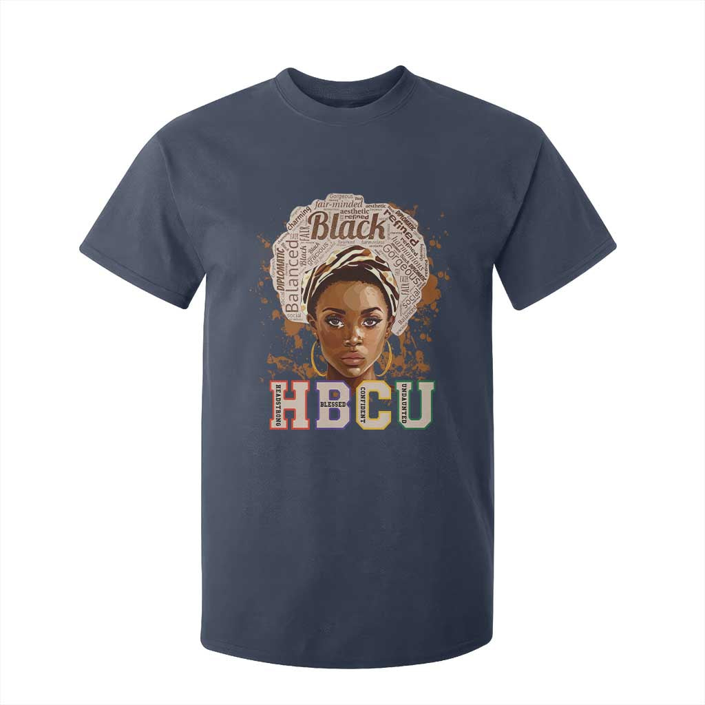 Black Educated HBCU T Shirt For Kid Headstrong Blessed Confident Undaunted