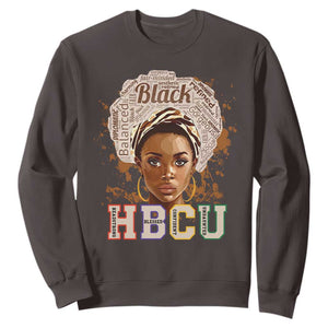 Black Educated HBCU Sweatshirt Headstrong Blessed Confident Undaunted