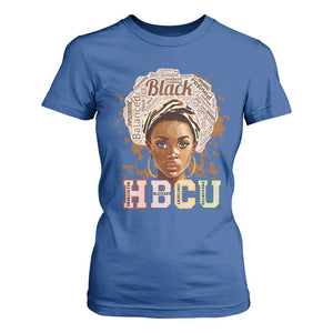 Black Educated HBCU T Shirt For Women Headstrong Blessed Confident Undaunted