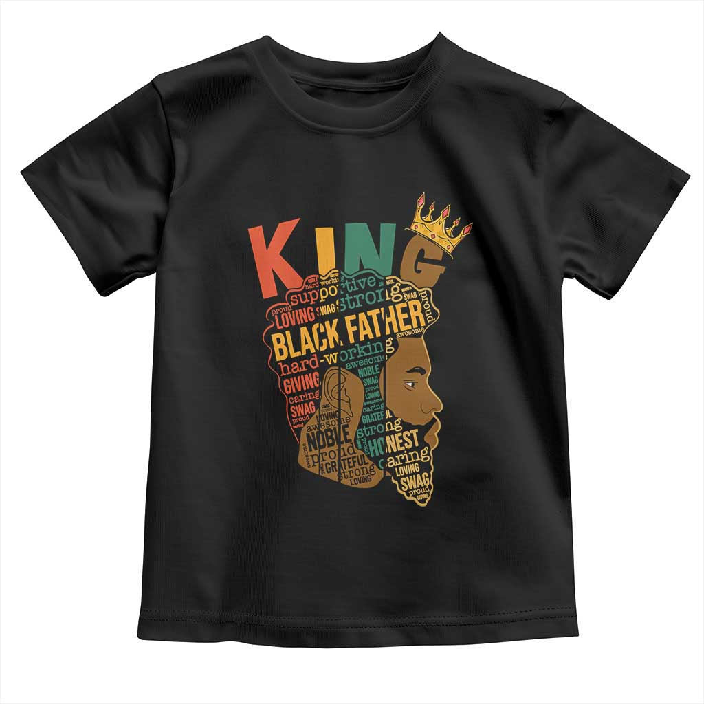 Black King Baby Shirt Black Father African American Men
