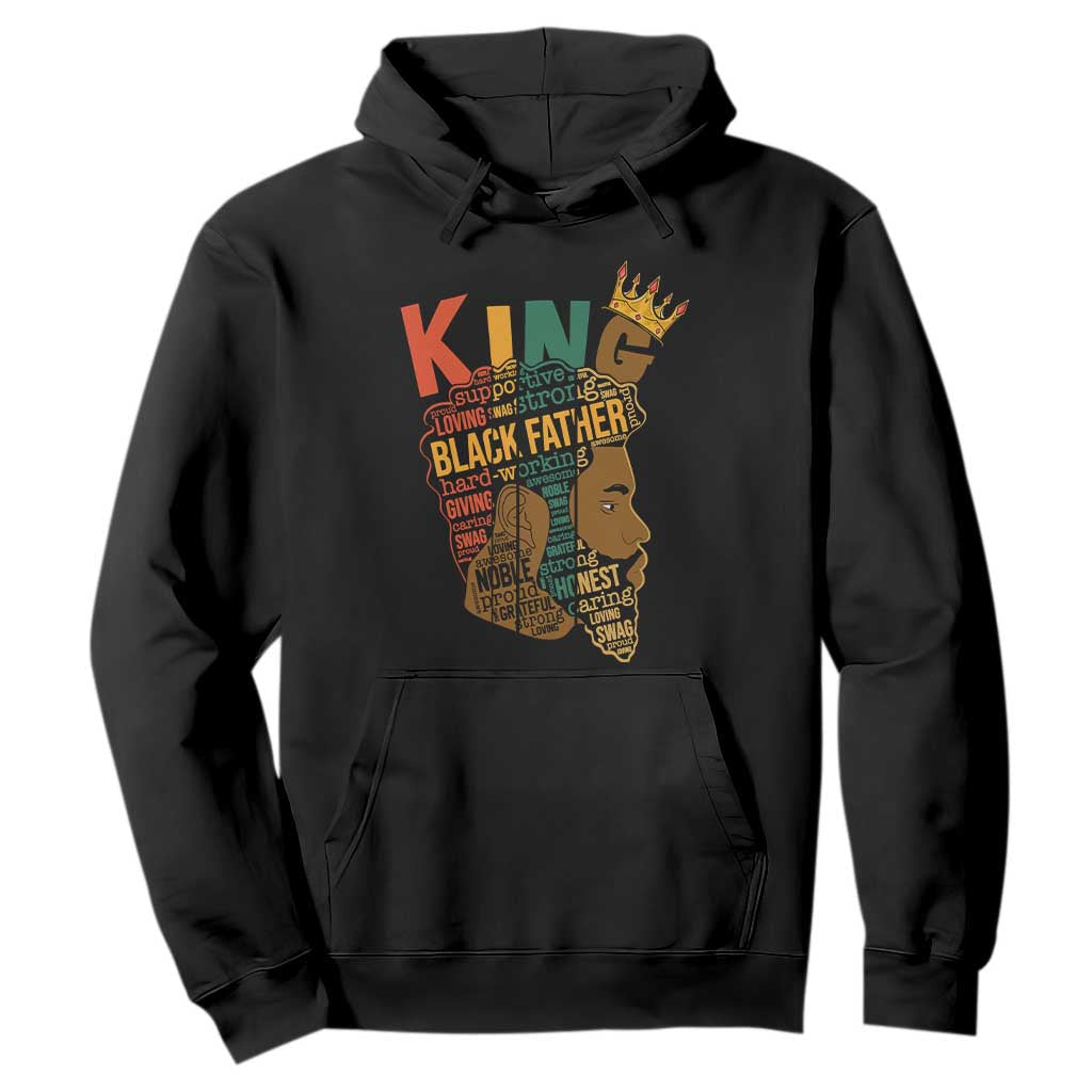 Black King Hoodie Black Father African American Men