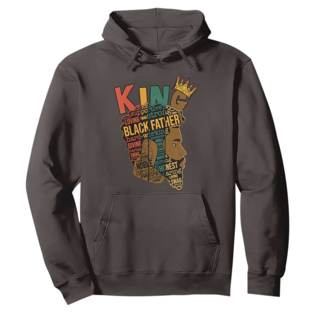 Black King Hoodie Black Father African American Men