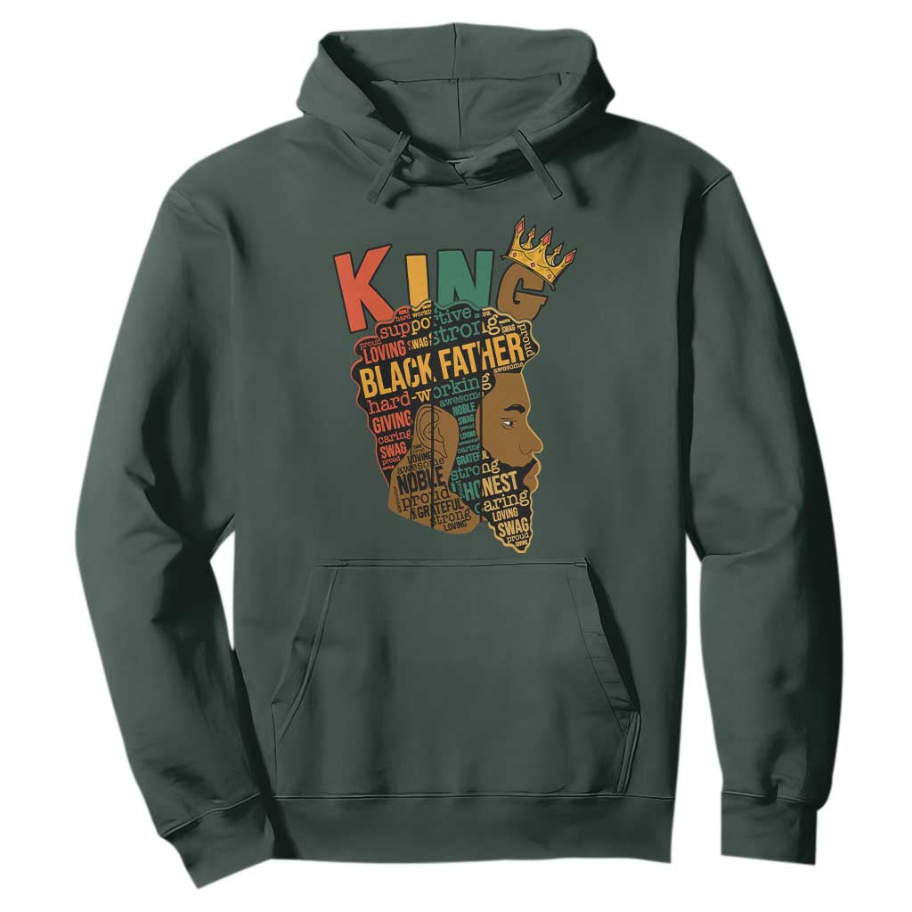 Black King Hoodie Black Father African American Men